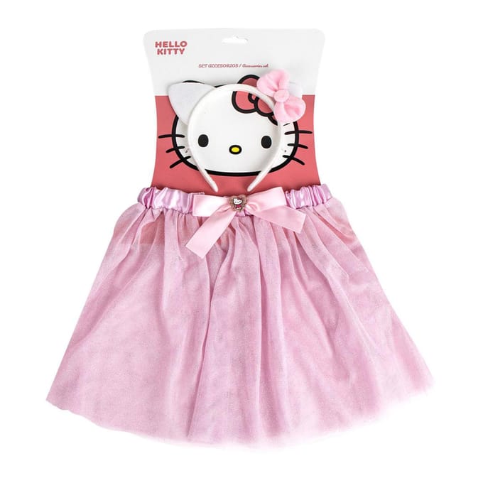 Hoofdband + tutu voor meisjes Cerda Hello Kitty