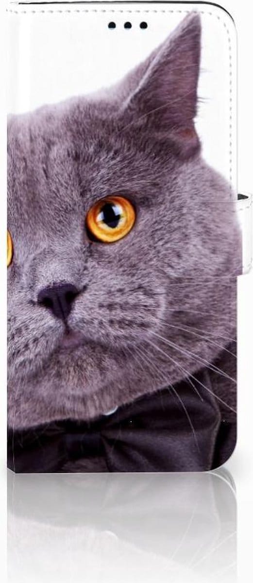 Samsung Galaxy S9 Plus Telefoonhoesje met Pasjes Kat