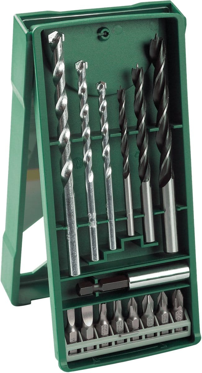 Bosch X-Line borenset - 15-delig - Voor hout en steen