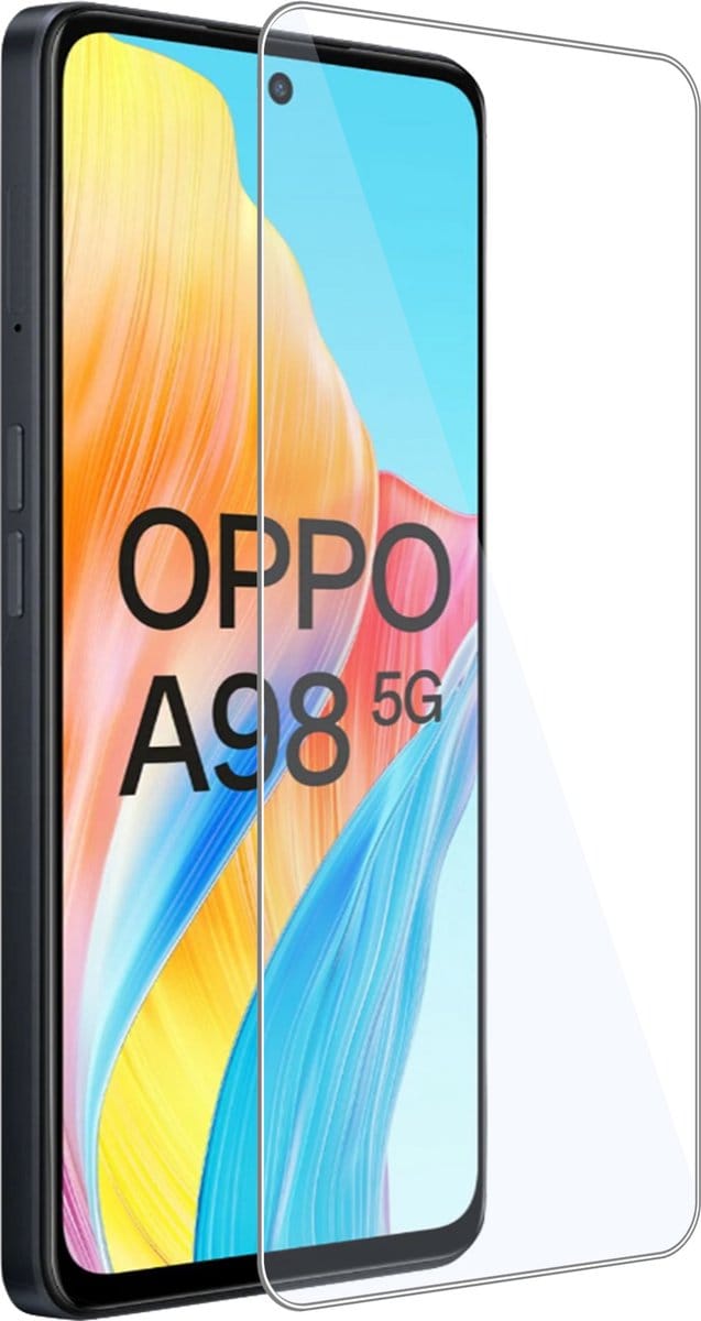 Geschikt voor Oppo A98 Screenprotector - Beschermglas - GuardCover