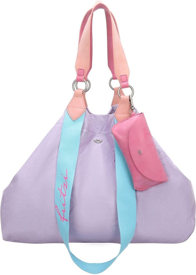 Fritzi aus Preußen Schoudertas Izzy Canvas Shopper Light Purple Paars