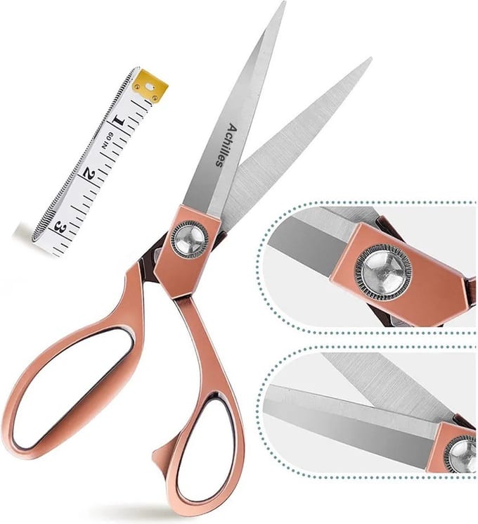 Achilles® Kleermakersschaar 27 CM - Stoffenschaar - Textielschaar - Sterke uitvoering