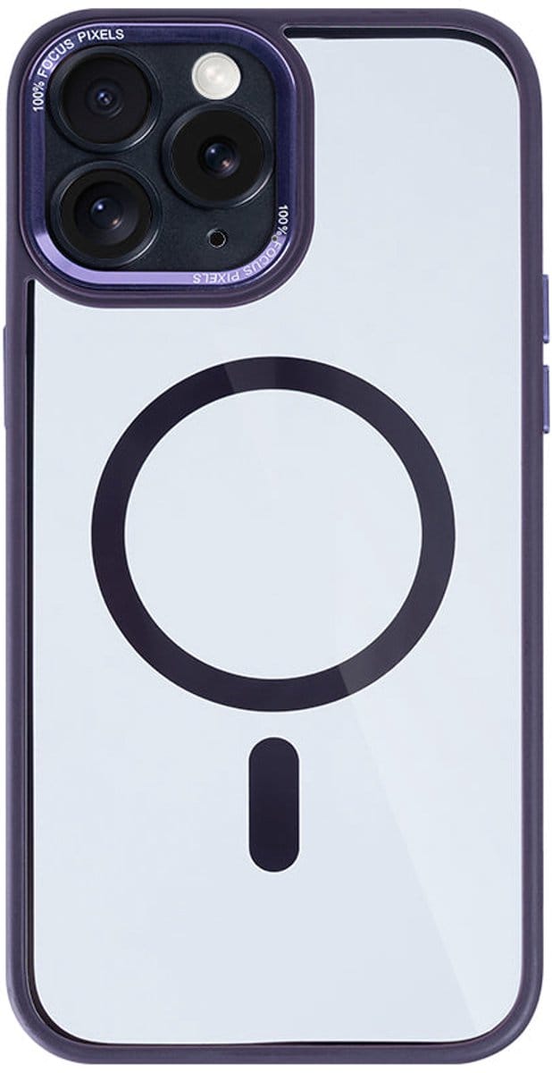 Rixus Classic 04 Case With MagSafe For iPhone 11 Pro Purple