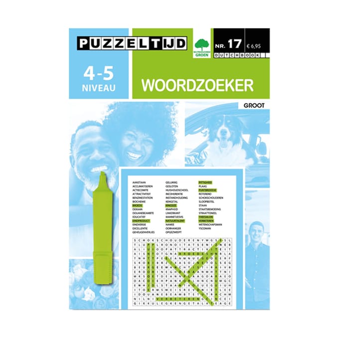 Puzzelboeken woordzoeker 4 assorti
