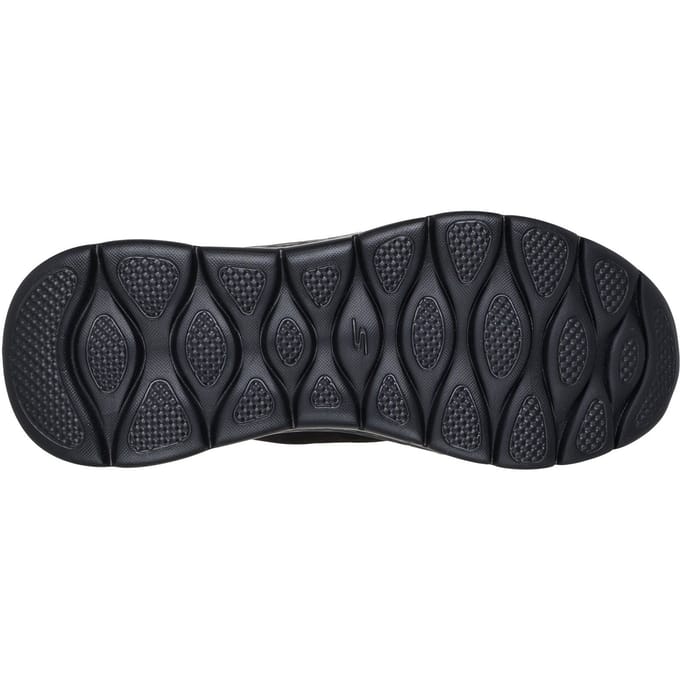Skechers GO WALK Flex Smooth Motion Textiel Mannen Zwarte Sneakers