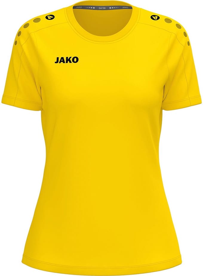 JAKO T-shirt One Cotton damesmaten geel 6101d-335
