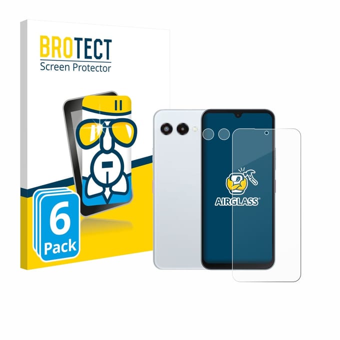 Screenprotector 6 Stuks voor Telekom T Phone 3 (Voor+Camera) Beschermglas transparant
