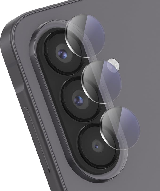 Bestsuit, Lens Protector geschikt voor Galaxy A57 - Hybride Glass 0.26mm, Transparant