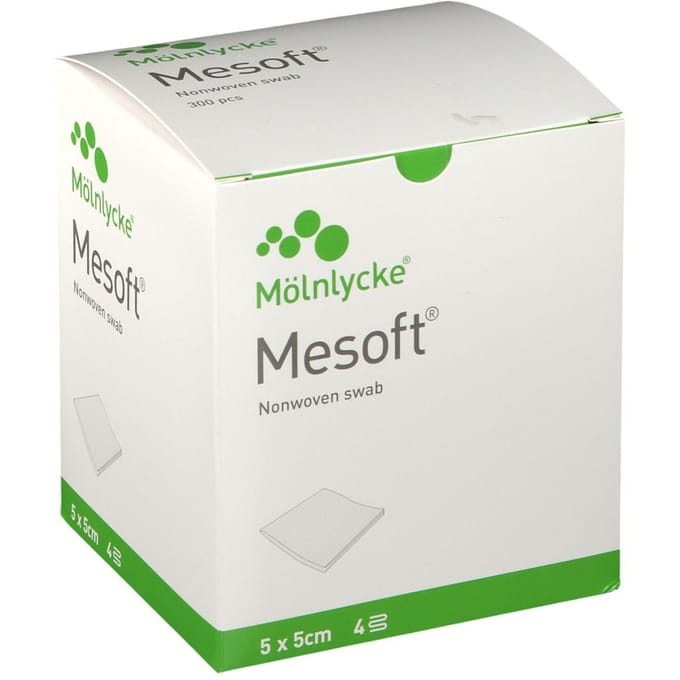 Mesoft® 4-Lagig 5 x cm 156000 300 Compressen