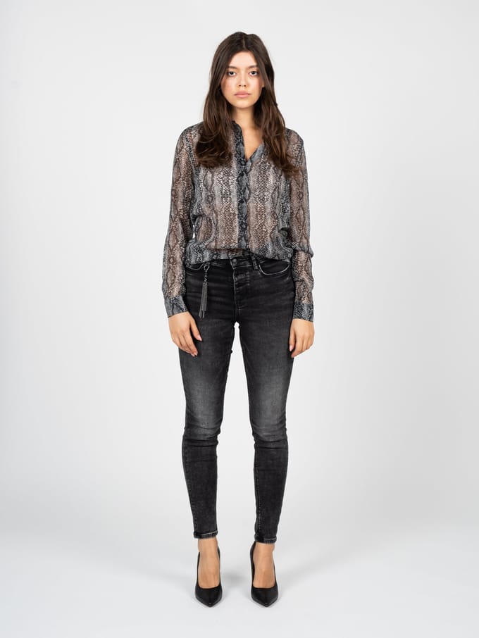 Guess broek Jeansowe Vrouw zwart