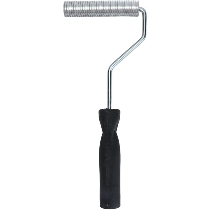 Glasvezel Lamineren Roller 21x100mm Bellenroller Aluminium Aceton Wasbaar voor Glas black