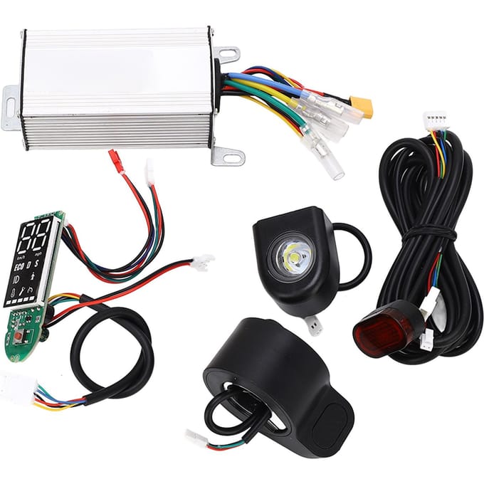 Elektrische Scooter Controller Aluminiumlegering Scooter Display Kit Elektrische Fiets Scooter Accessoires 36V 350W black