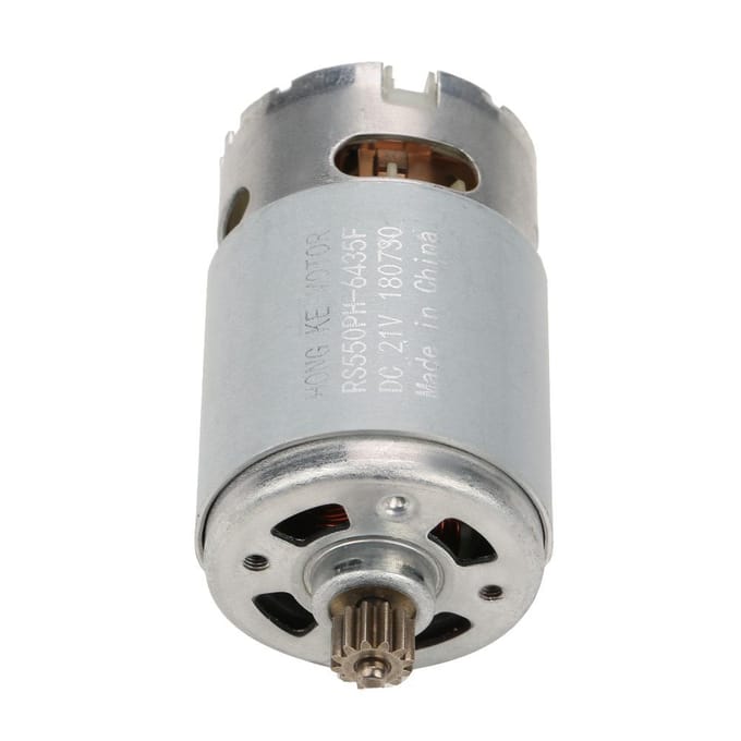Moteur à courant continu industriel à deux vitesses et 12 dents pour perceuse électrique, accessoires pour machines-outils 21 V