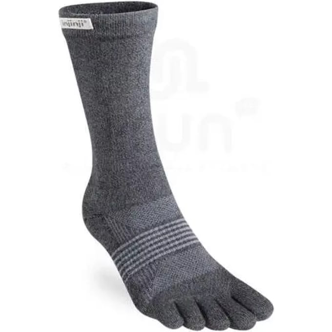 INJINJI | Womens Trail Crew Coolmax Granite (Maat - M-L) | Teensokken