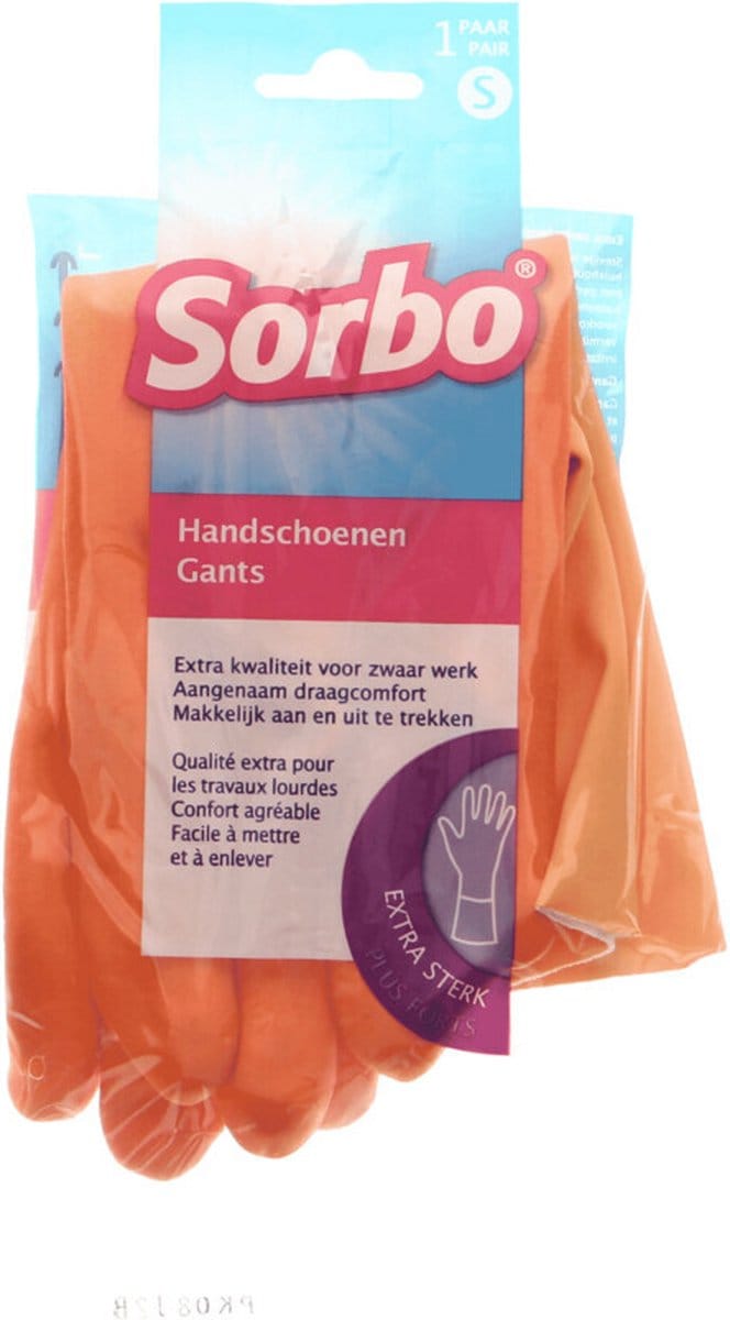 Huishoudhandschoen oranje small