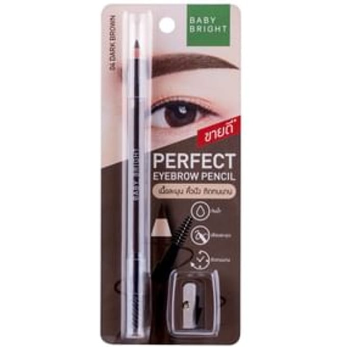 Baby Bright - Perfect Eyebrow Pencil 04 Dark Brown