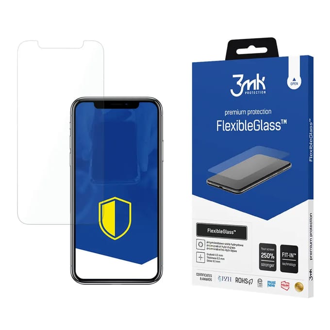 3mk FlexibleGlass Hybrid Glass for iPhone X / XS / 11 Pro