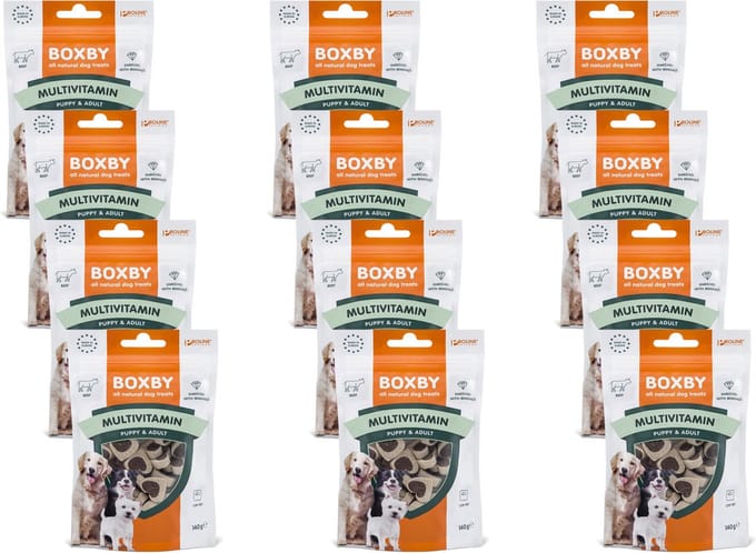 Boxby Multivitamin - Hondensnacks - 12 x 140 g