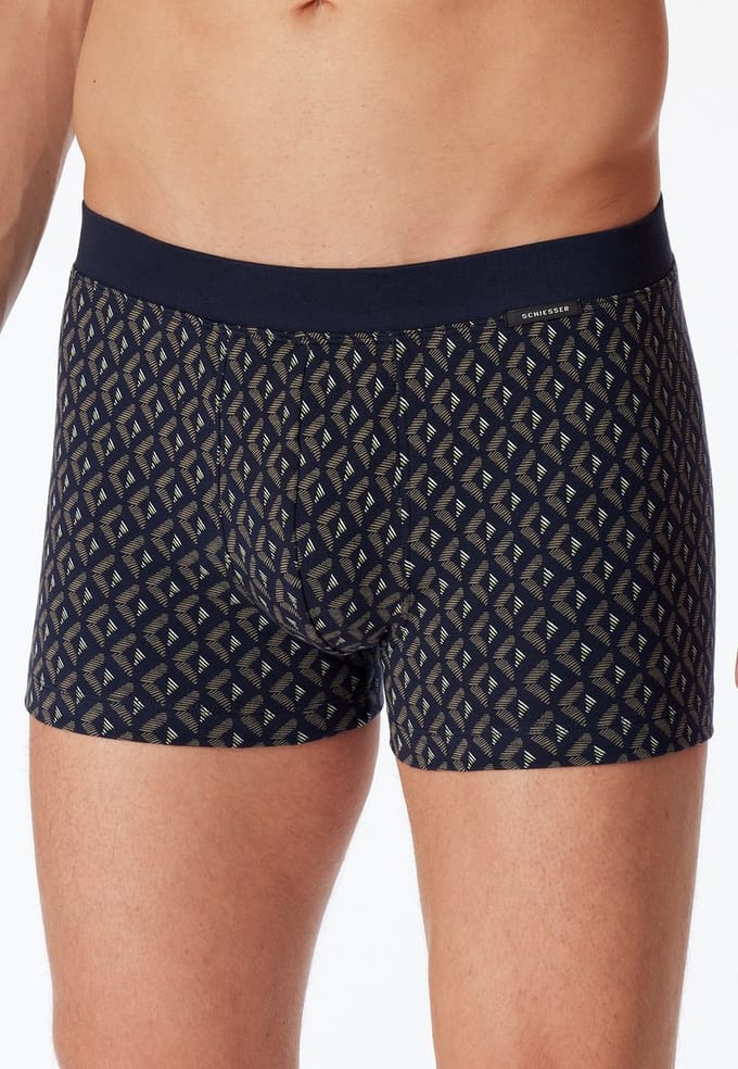 Schiesser – Fine Interlock - Short – 179080 – Brown Grey – Maat M