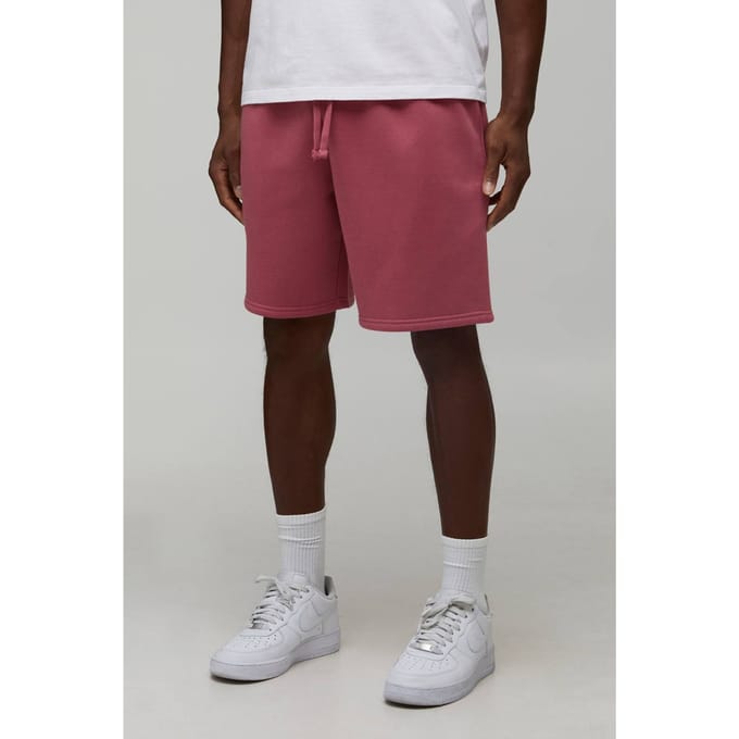 Essential Relaxed Fit Jersey Short | Rose | Size XS