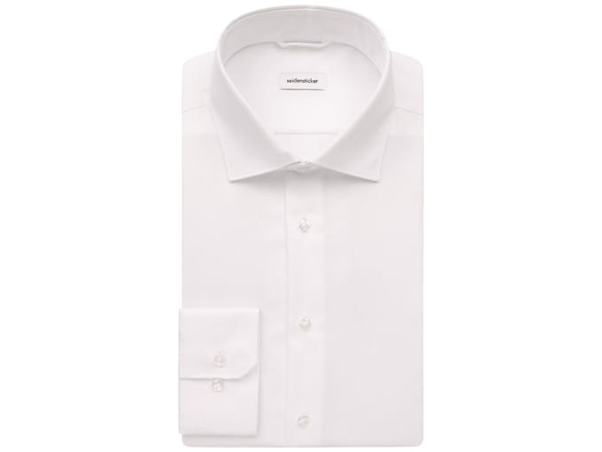 Seidensticker New Kent Business Shirt Slim Fit - Maat 38 - Wit