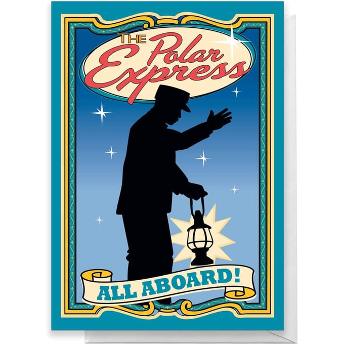 The Polar Express Greetings Card - Large Card