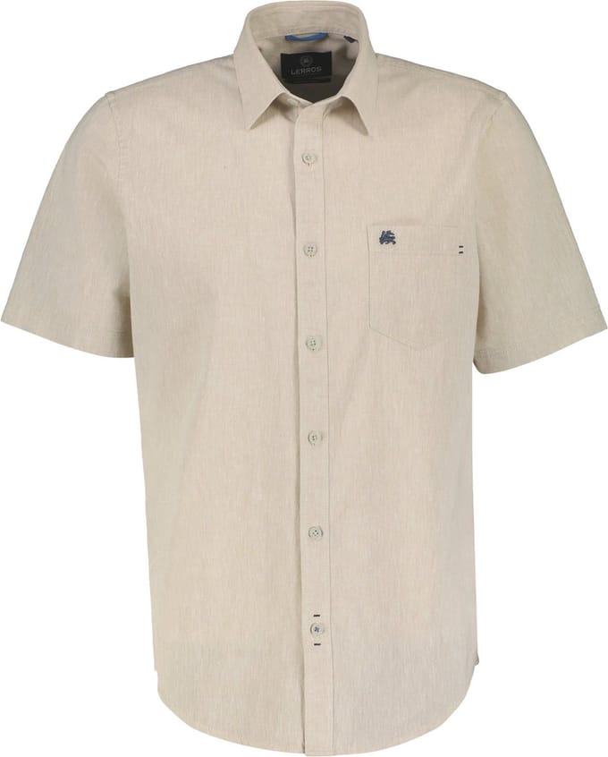 Lerros - Heren Overhemd - 24420101 - 705 Light Dune Beige