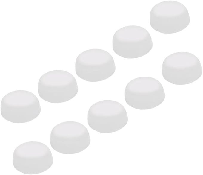 Fluit Pluggen - Dopjes Open Gat - Beginners Oefenen - Zacht Siliconen Materiaal - 7x3mm Set - Wit