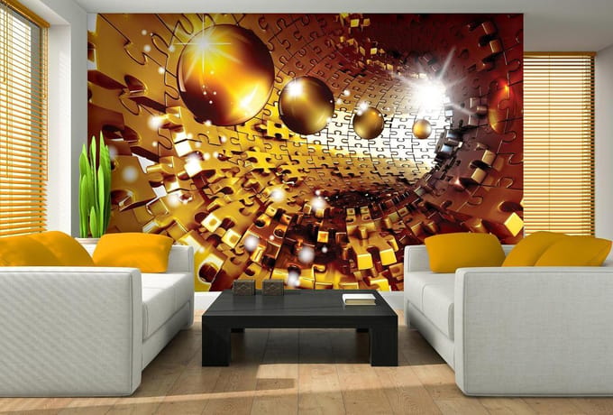 Poster | Goud | 104 x 70,5 cm