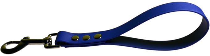 Handmade Smiles - korthouder - biothane - blauw -hond