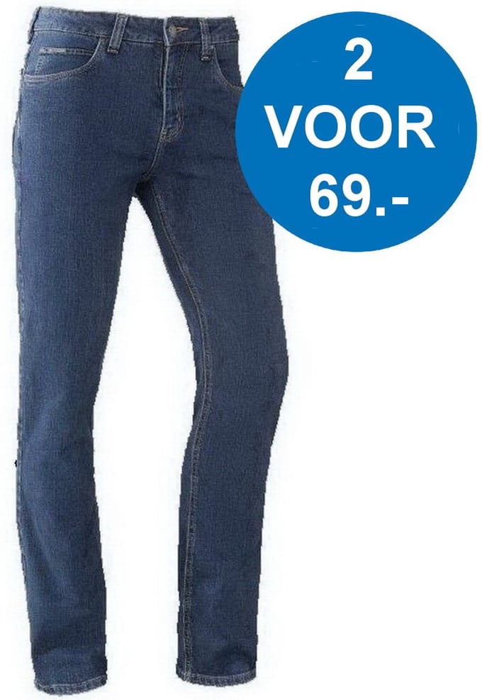 Brams Paris - Heren Jeans - Lengte 34 - Stretch - Danny - Denim