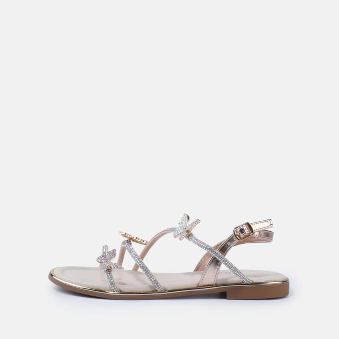 Sandaaltje met siersteentjes model 'KIRA'