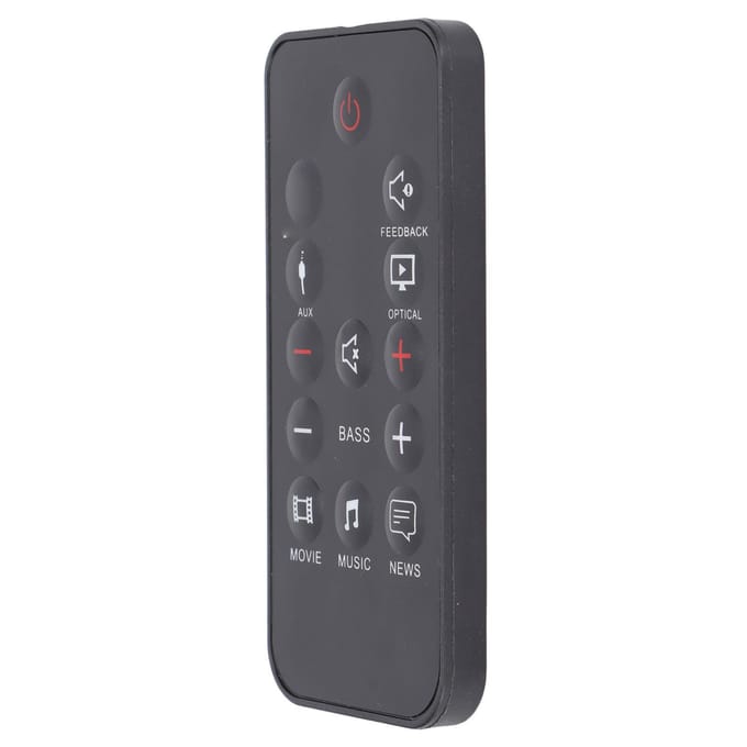 Télécommande de remplacement à gros boutons, résistante à l'usure, compatible avec Cinema SB150 gray