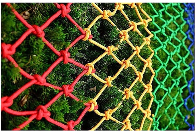 Klimnet voor Kinderen - Speelnet Valnet - Buiten Spelen - Multi-strand Weving - 1 x 2 meter - Multicolor