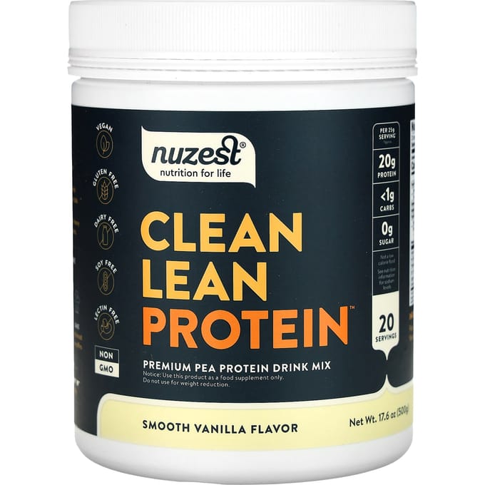 Nuzest, Clean Lean Protein, Smooth Vanilla, 17.6 oz (500 gr)