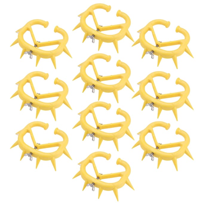 10 stuks CalF spenen Neusringen Plastic Spenen Ring met Spikes Zuigen Voorkomen