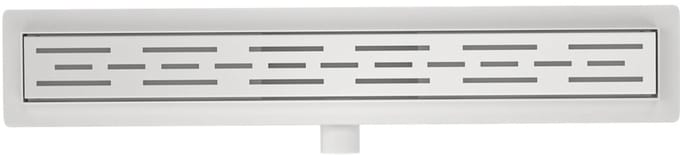 Douchegoot Classic 90 mat wit 1.2mm base/2mm by L'Aqua®