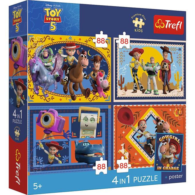 Puzzel 4 in 1 Toy Story 5 4x88