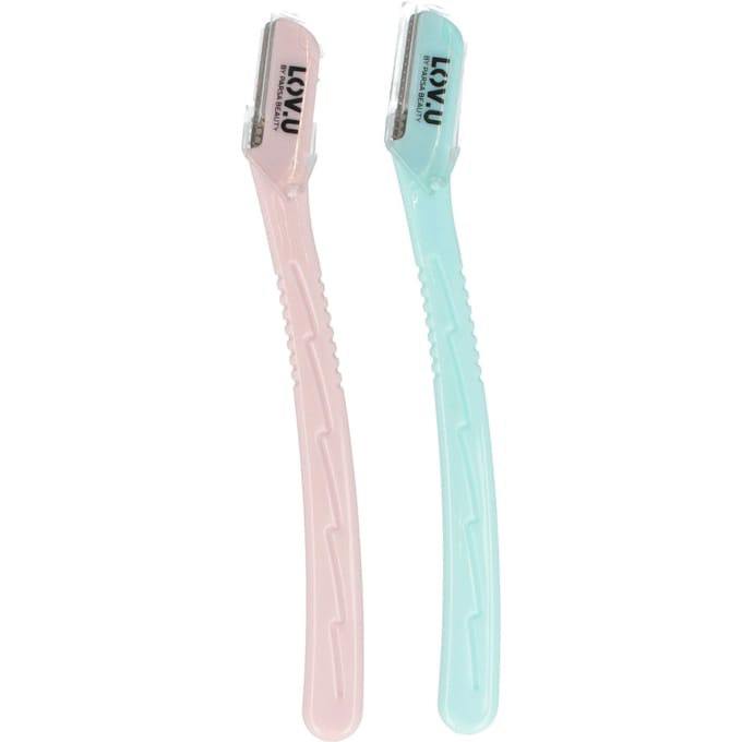PARSA Beauty - Set Of 2: LOV.U Eyebrow Razor Set Of 2: Pink & Mint