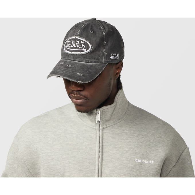 Von Dutch Distressed Dad Cap - Grijs- Dames, Grijs One Size