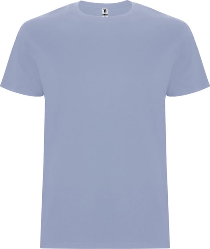 4 Pack T-shirts unisex met korte mouwen, 190 gram 'Stafford' Zen Blue - S