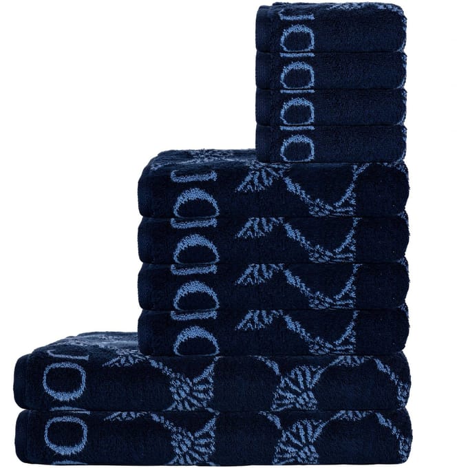 JOOP! Handdoek Een maat, 50x100 Set van 10