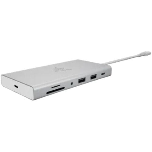 Razer USB-C Dock - Docking Station - 11 Poorten - HDMI - Mercury Wit