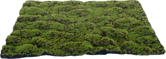 Kunst mos mat groen-bruin Medium 70X50 cm kerst