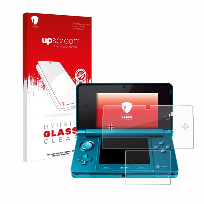 upscreen - Screenprotector voor Nintendo 3DS - Folie Beschermfolie Beschermglas transparant
