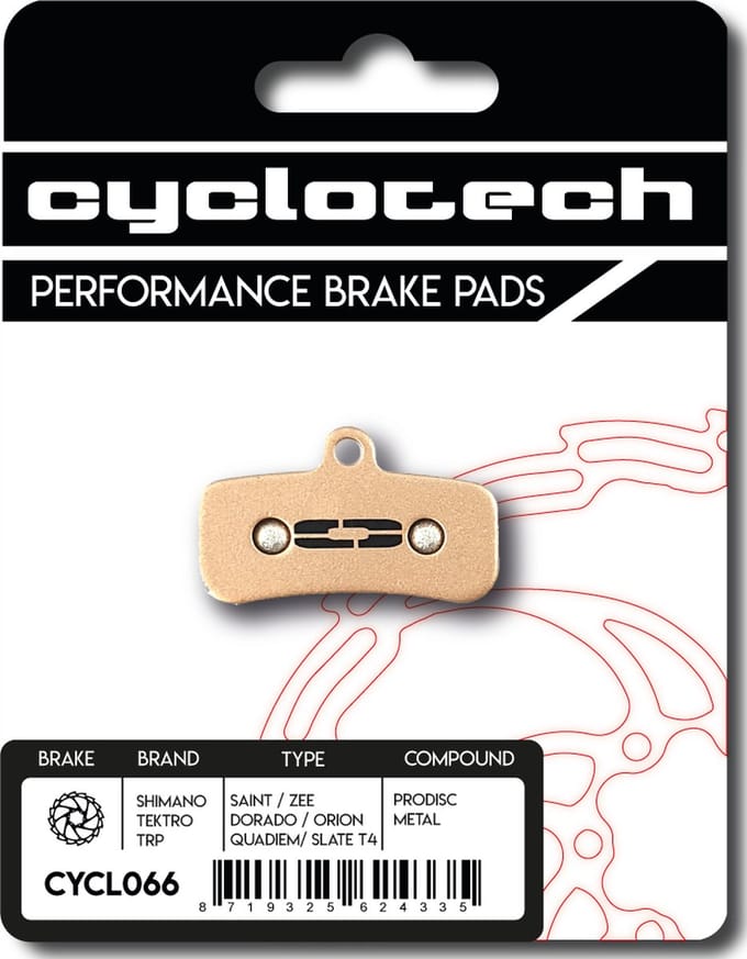 Cyclotech Prodisc Metal Remblokken - TRP Quadiem Slate T4 - gesinterd