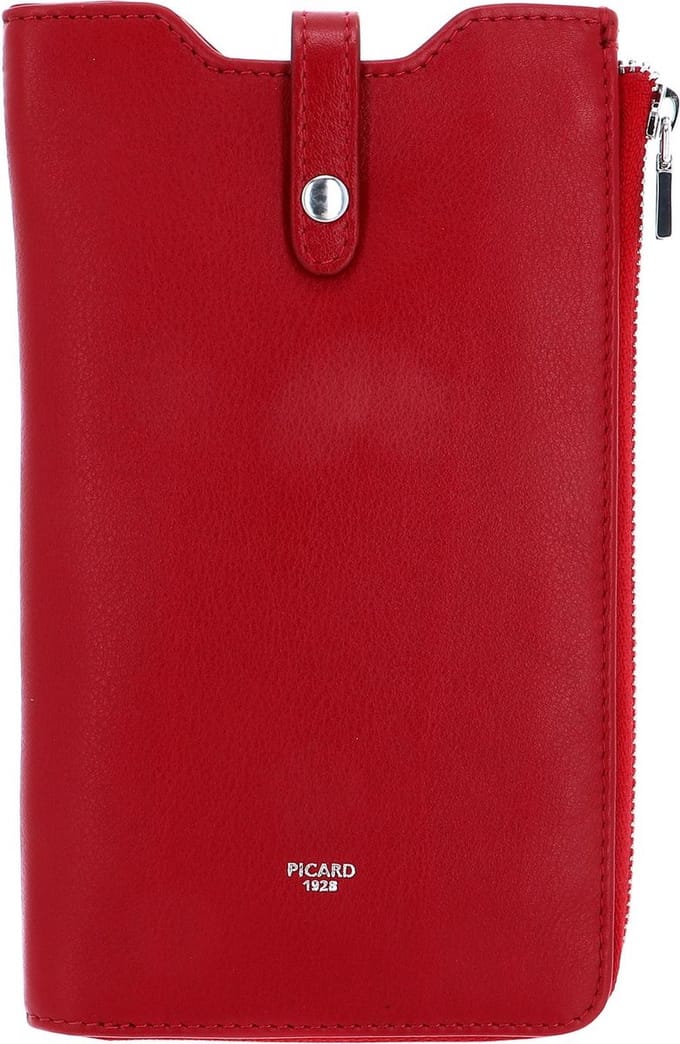 PICARD Telefoontasje Schoudertas Bingo Mobile Phone Pocket Red Rood