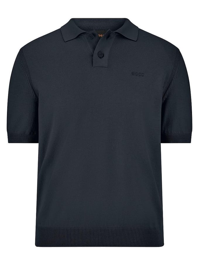 BOSS Asac Polo Donkerblauw (navy) - Maat M - Heren
