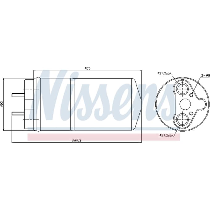Droger, airconditioningsysteem NISSENS 95462