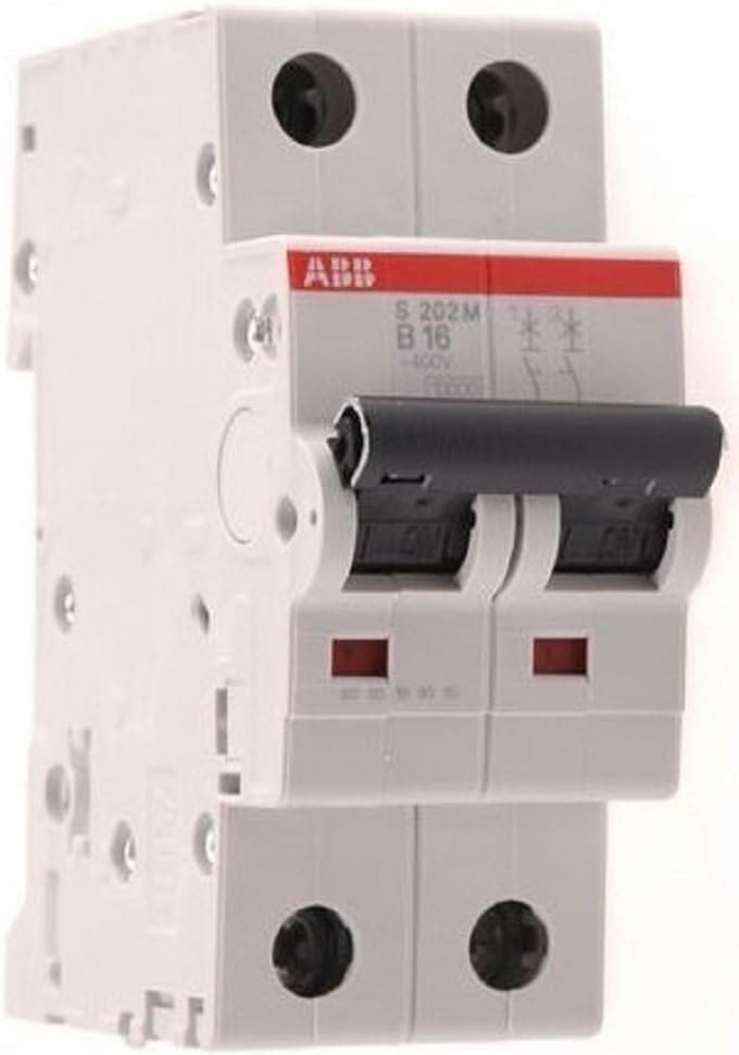 Automatische Schakelaar 6 KA 2P - Stroomonderbreker Wit